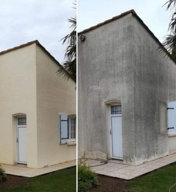 Nettoyage d'une façade à Perpignan
